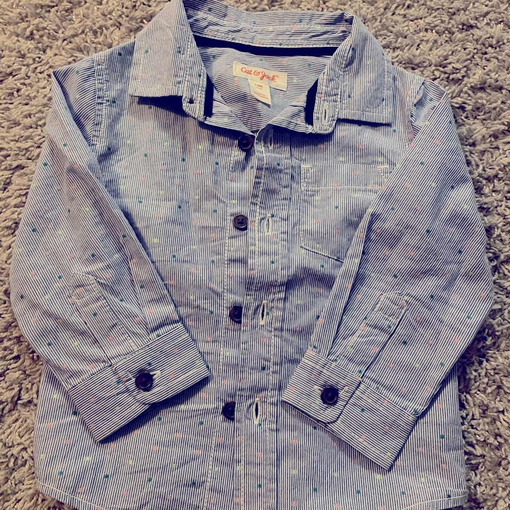 12 Months - baby boy button down shirt